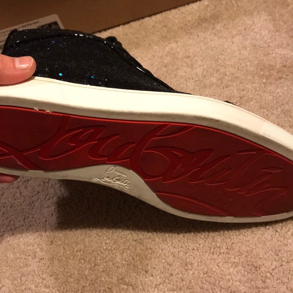 Christian Louboutin glittered men sneakers 41 - Picture 5 of 6